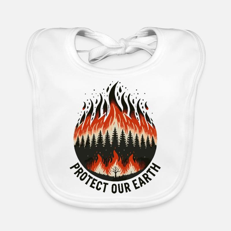 STOP FIRES Organic Baby Bibs