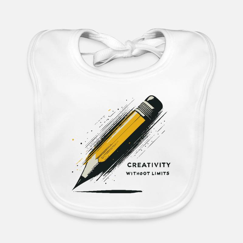 CREATIVITY AT YOUR PENCIL Organic Baby Bibs