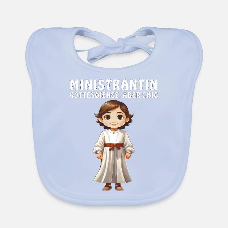 LE SERVICE D’ENFANT DE CHŒUR, MAIS CHIC Bavoir bio Bébé