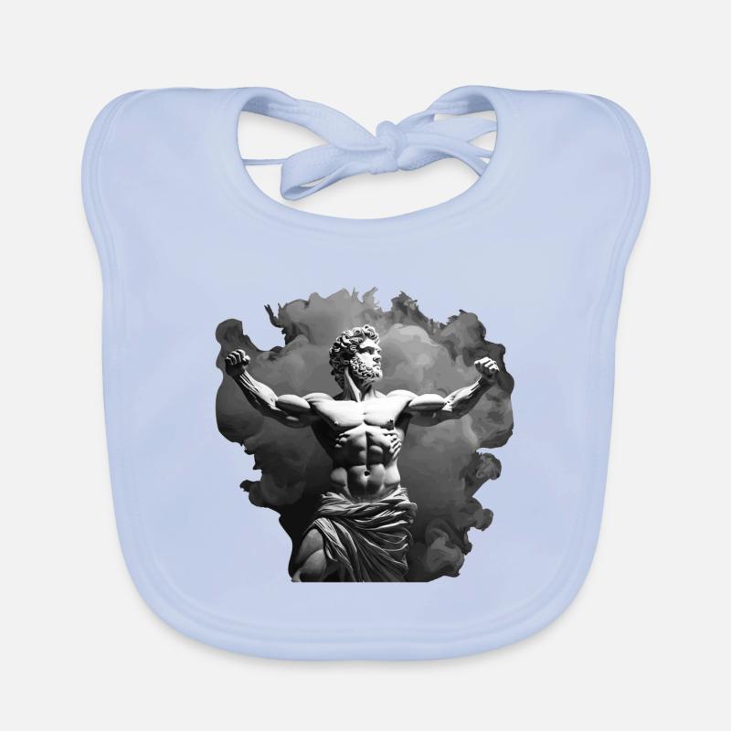 GREEK DEITY Organic Baby Bibs