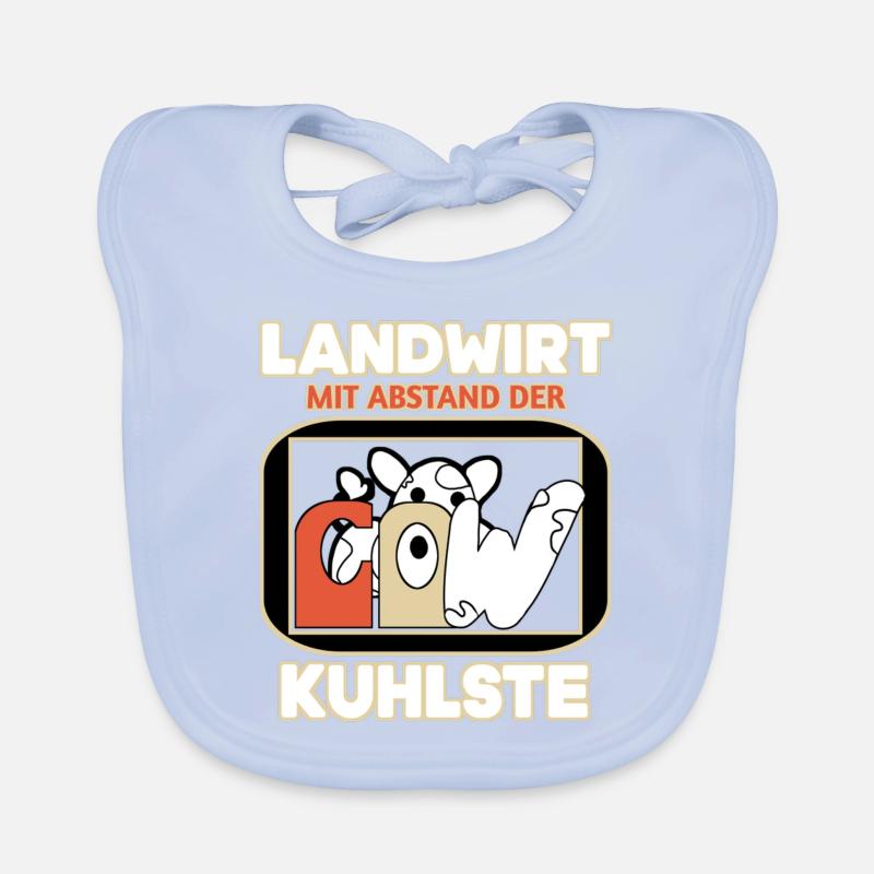La vache fermière la plus cool Bavoir bio Bébé