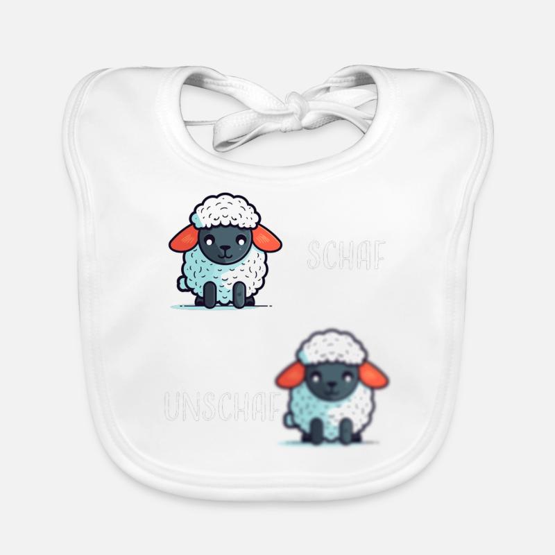 Sheep Sheep Funny Cool Gift Organic Baby Bibs