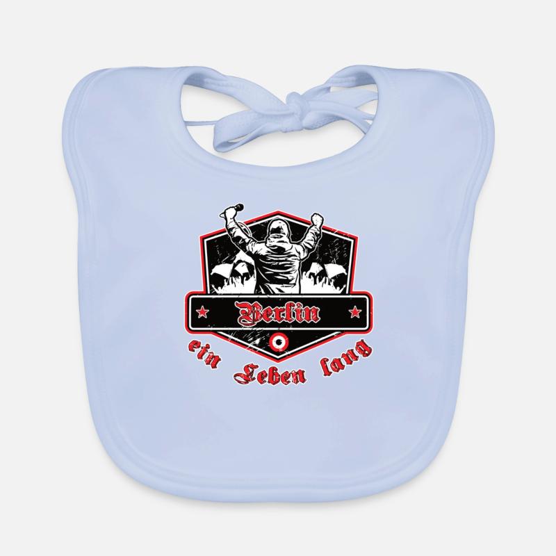 Berlin ein Leben Lang No II Baby Bio-Lätzchen