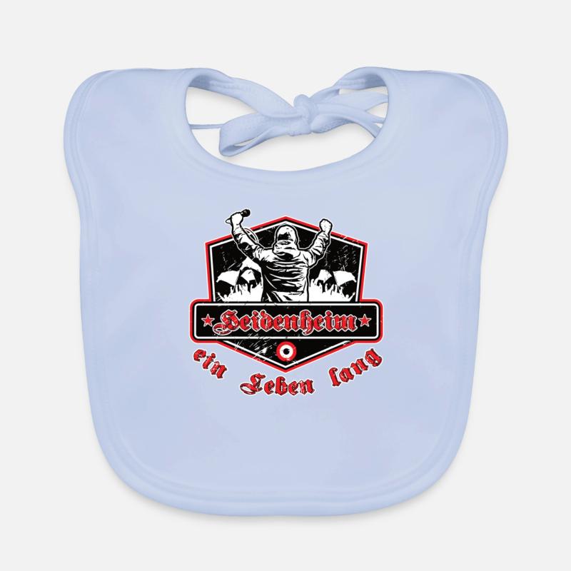 Heidenheim ein Leben Lang No II Baby Bio-Lätzchen