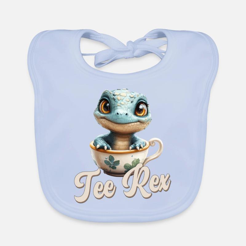 Jeu de mots drôle Dino Tee Rex Bavoir bio Bébé