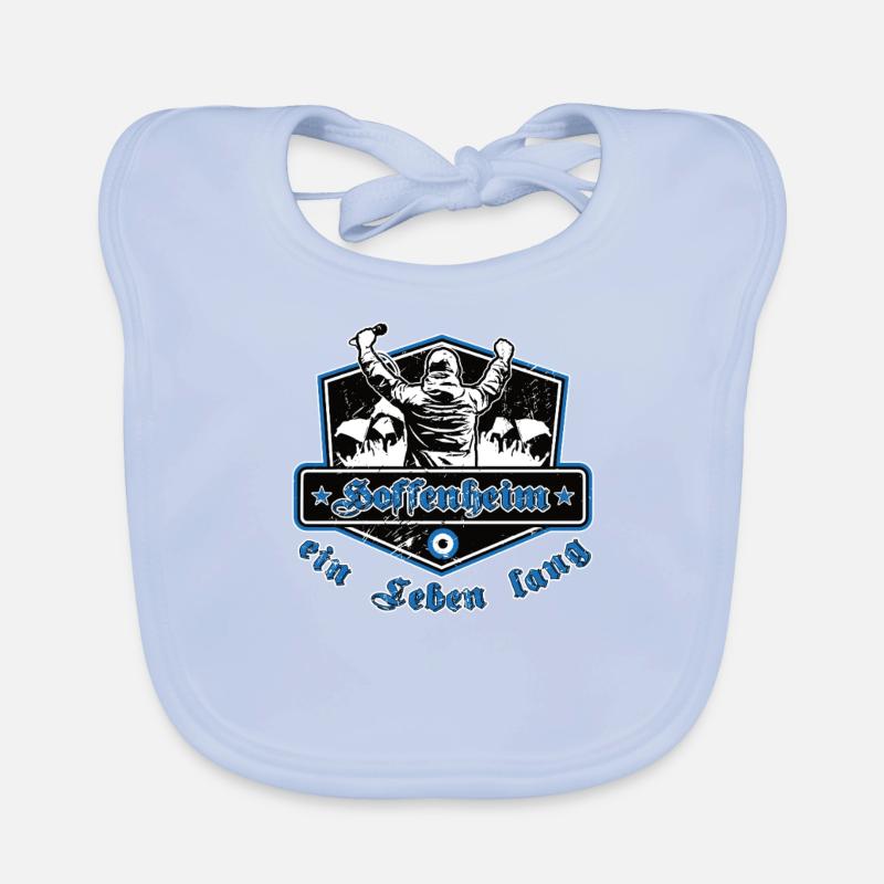 Hoffenheim ein Leben Lang No II Baby Bio-Lätzchen