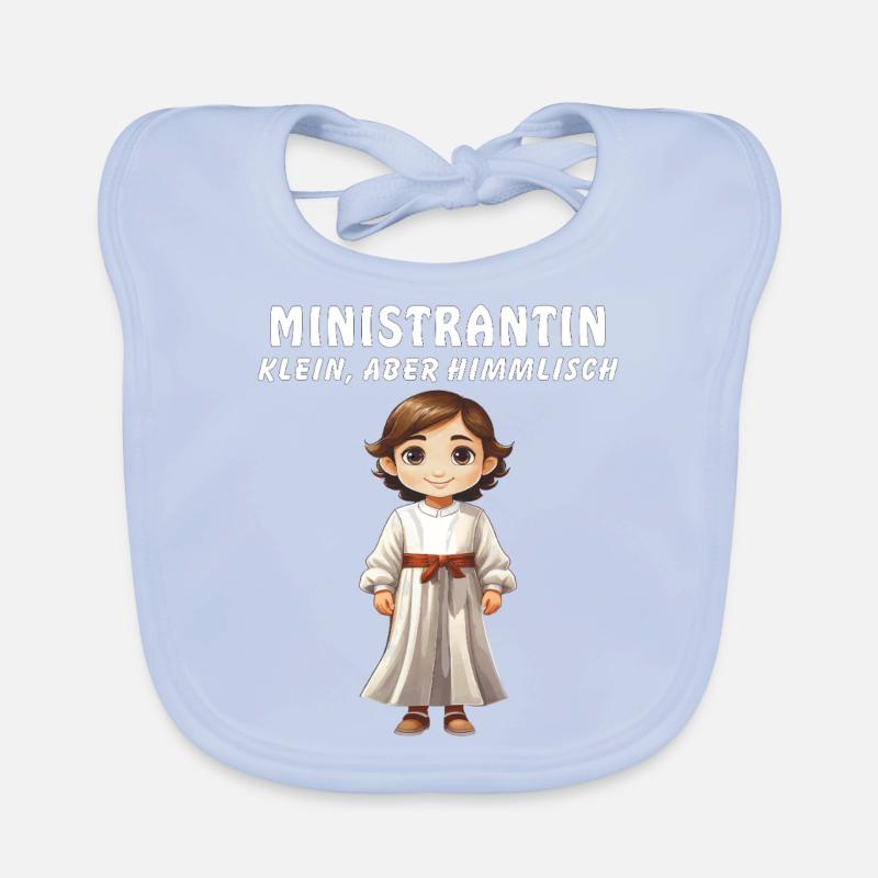 ENFANT DE CHŒUR PETIT MAIS CÉLESTE Bavoir bio Bébé