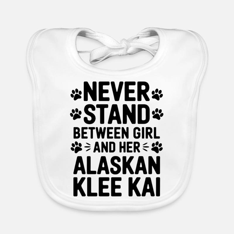 Alaskan Klee Kai Spruch Alaskan Klee Kai Geschenk Baby Bio-Lätzchen
