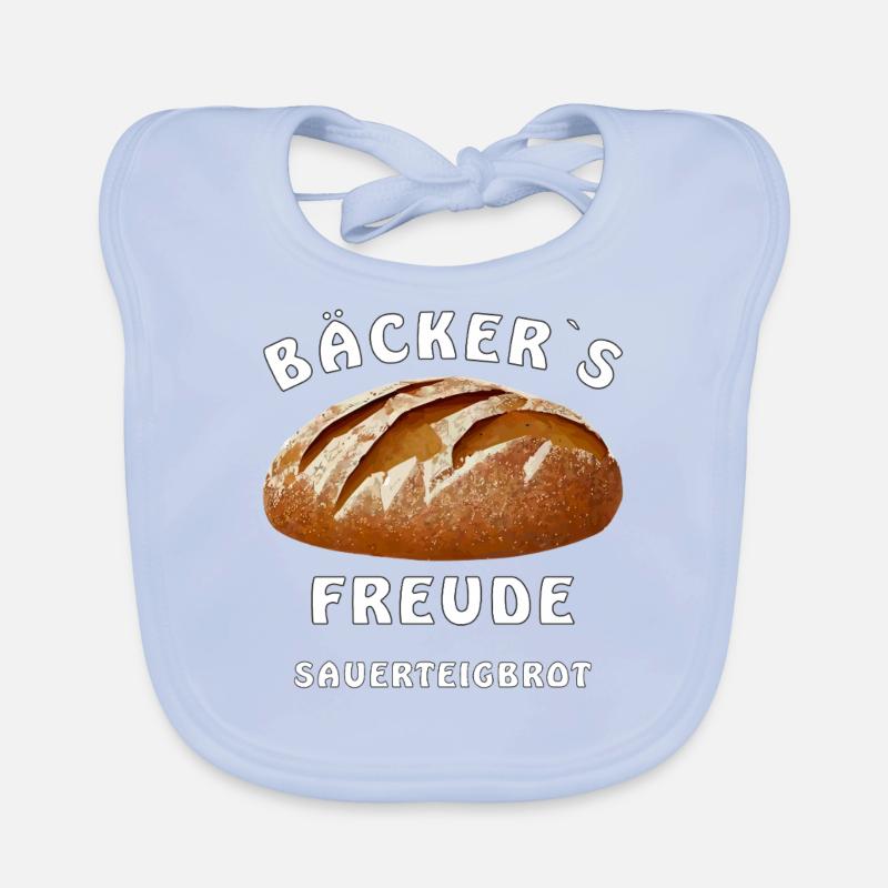 BROT BÄCKER ́S FREUDE SOURDOUGH BREAD Organic Baby Bibs