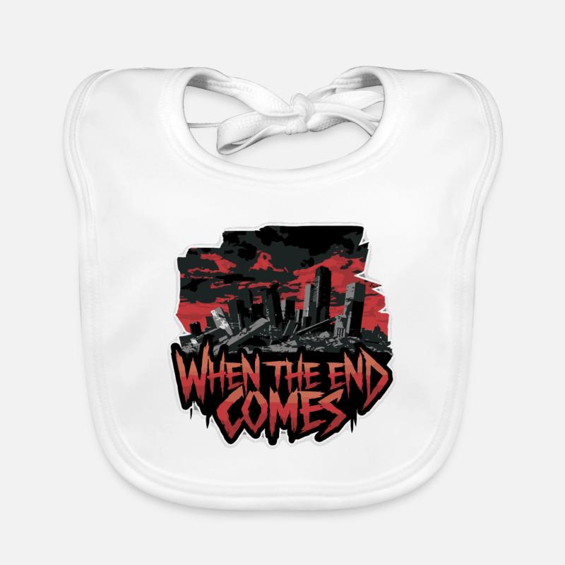 WHEN THE END COMES Organic Baby Bibs