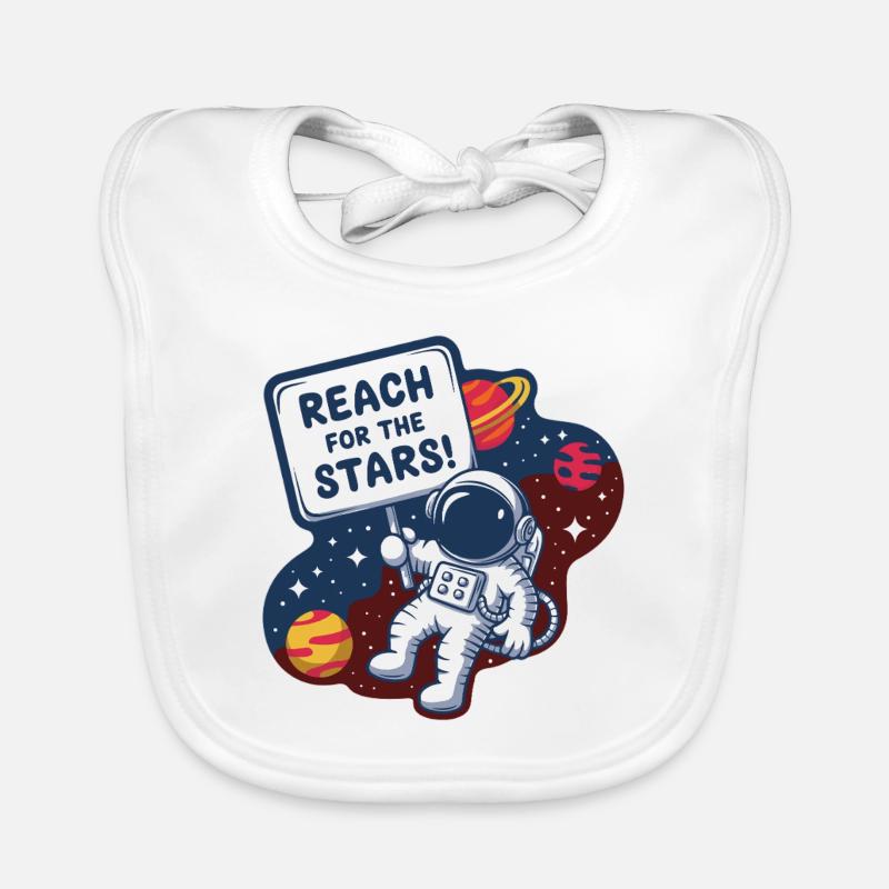 VISEZ LES ÉTOILES Bavoir bio Bébé