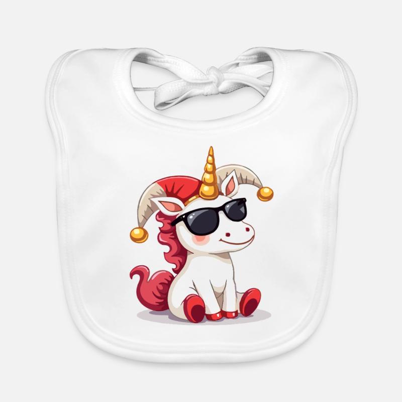 Karneval Karneval Einhorn Fasching Karneval Kostüm Baby Bio-Lätzchen