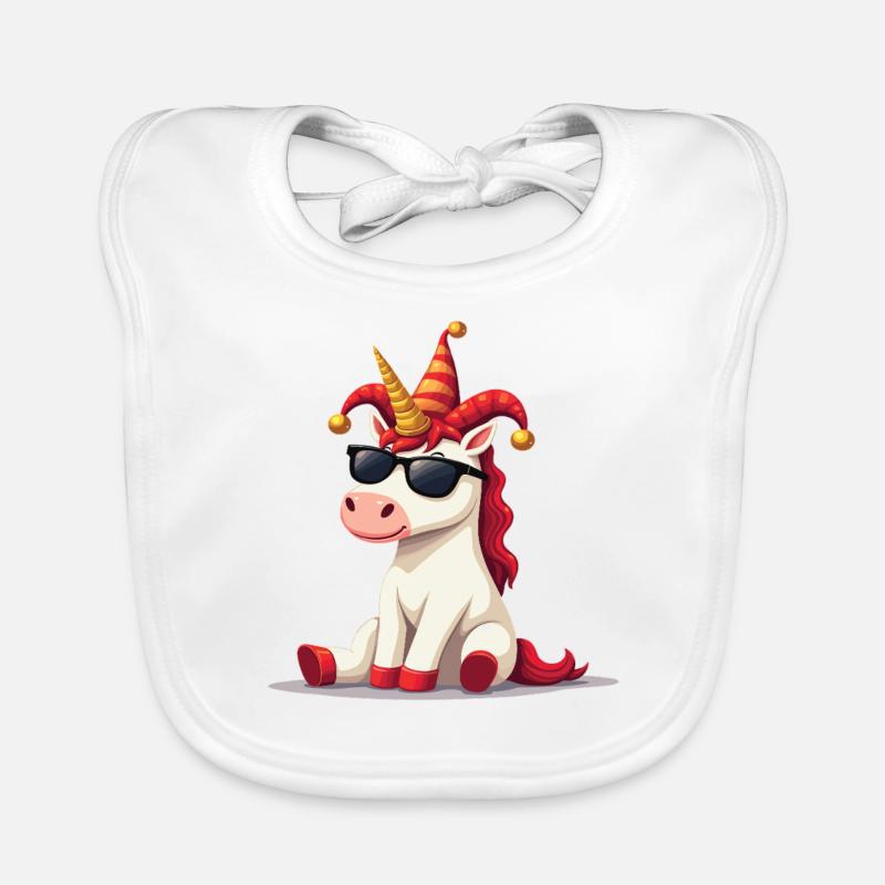 Karneval Karneval Einhorn Fasching Karneval Kostüm Baby Bio-Lätzchen