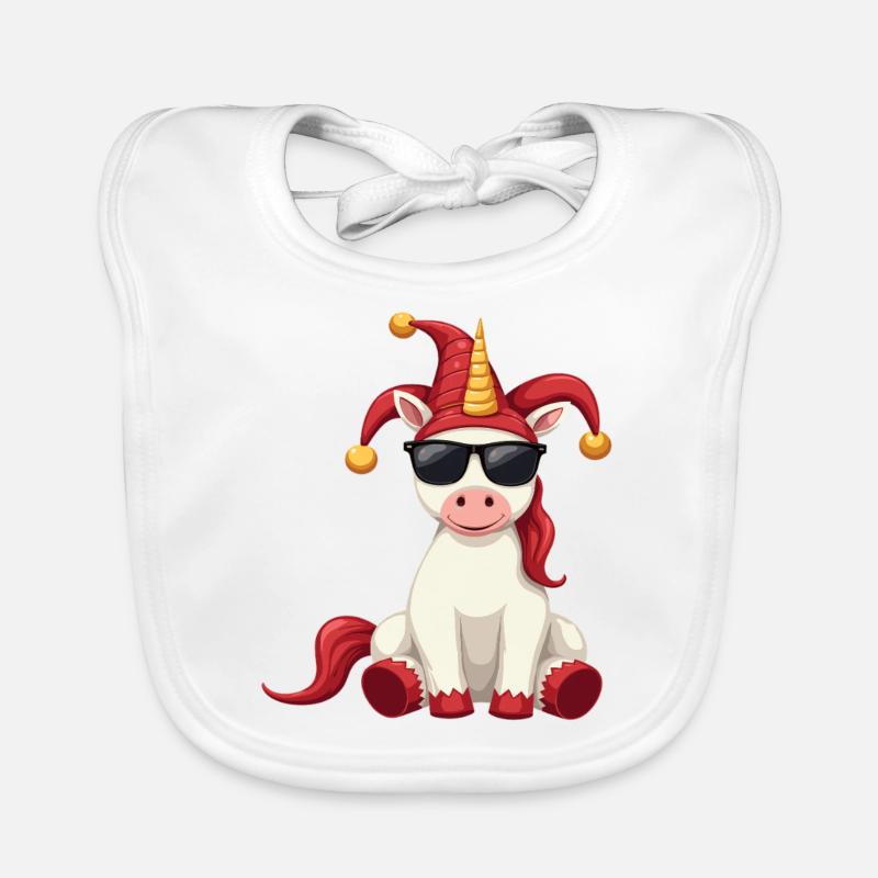 Karneval Karneval Einhorn Fasching Karneval Kostüm Baby Bio-Lätzchen
