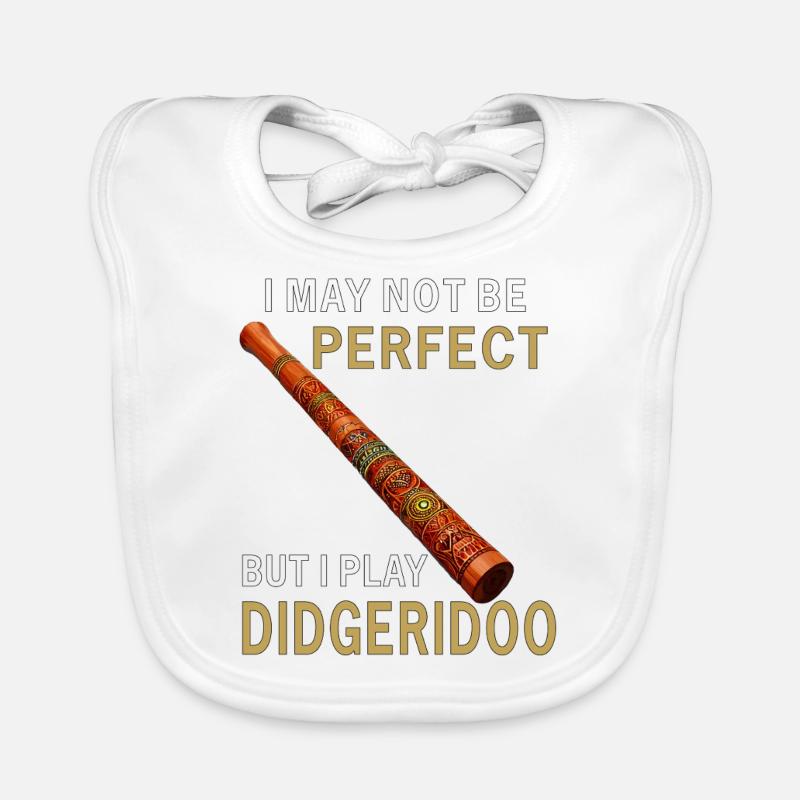 DIDGERIDOO I MAY NOT BE PERFECT Baby Bio-Lätzchen
