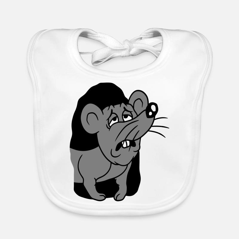 trou de souris épuisé travail se lever fatigué matin Bavoir bio Bébé