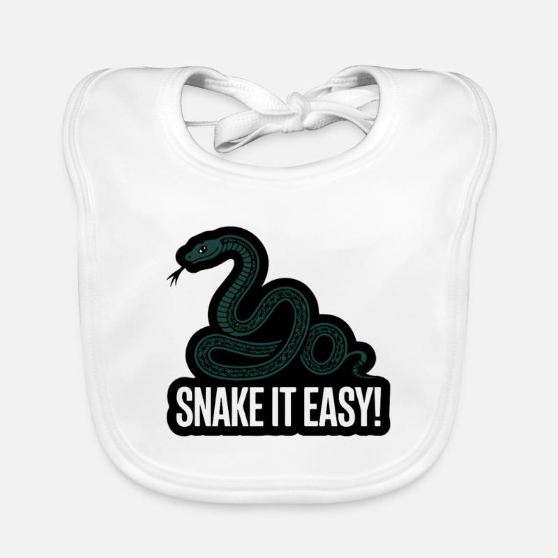 SNAKE IT EASY Organic Baby Bibs