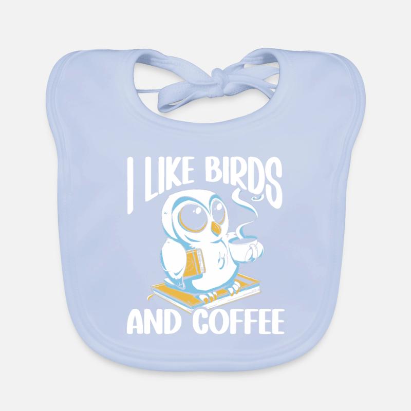 Bird Watching Cute Bird Lover Baby Bio-Lätzchen