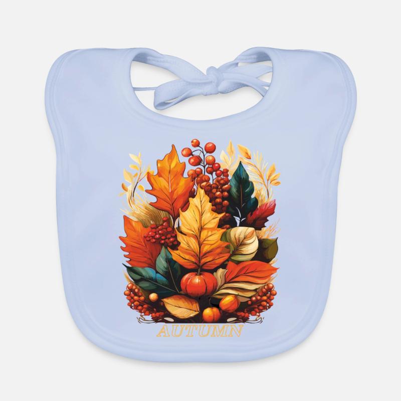 AUTOMNE Bavoir bio Bébé