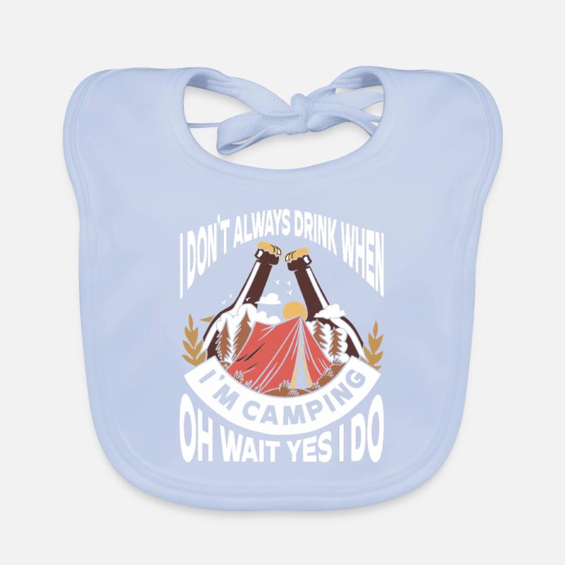 Camping Campfire Camper Baby Bio-Lätzchen