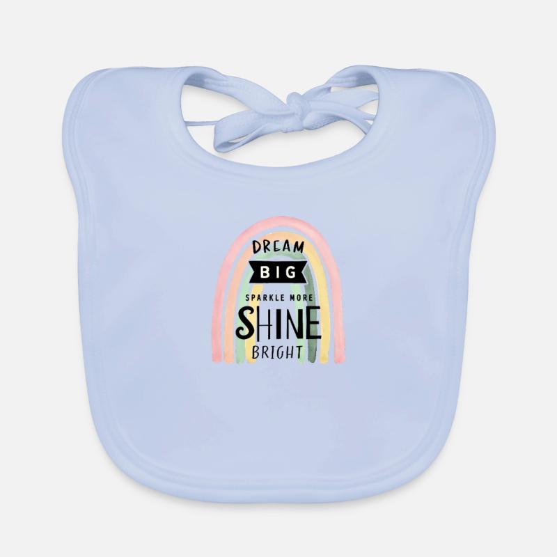 Dream Big, Sparkle More, Shine Bright: Organic Baby Bibs