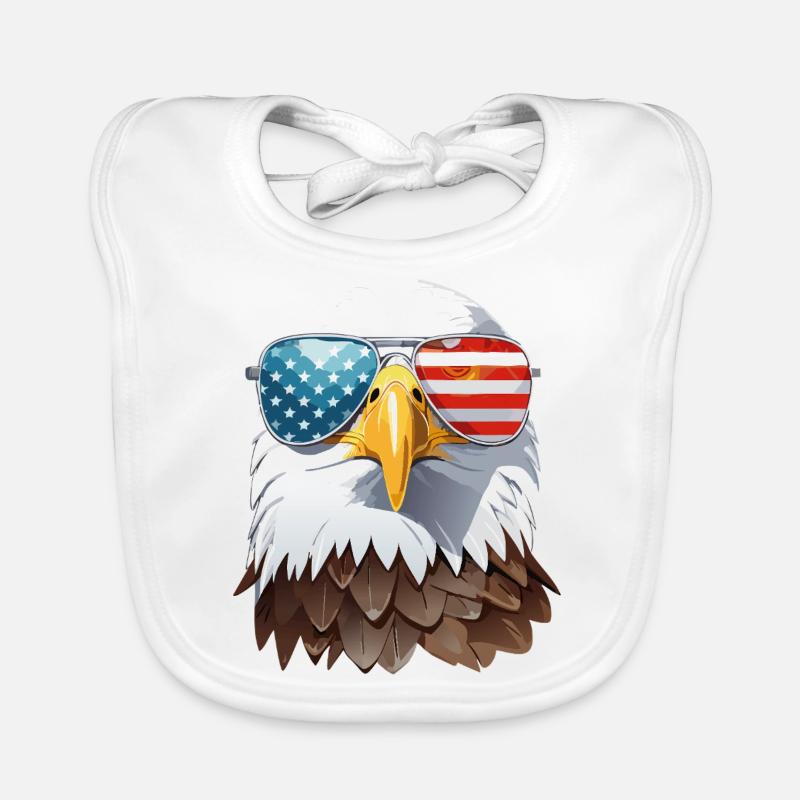 eagle head Bavoir bio Bébé