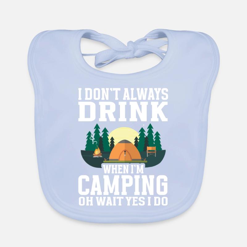 Camping Campfire Camper Baby Bio-Lätzchen