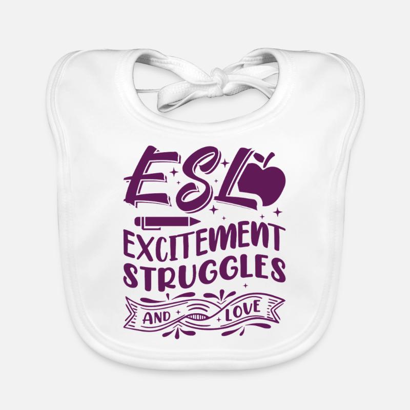 ESL-Lehrer ESL Unterricht Baby Bio-Lätzchen
