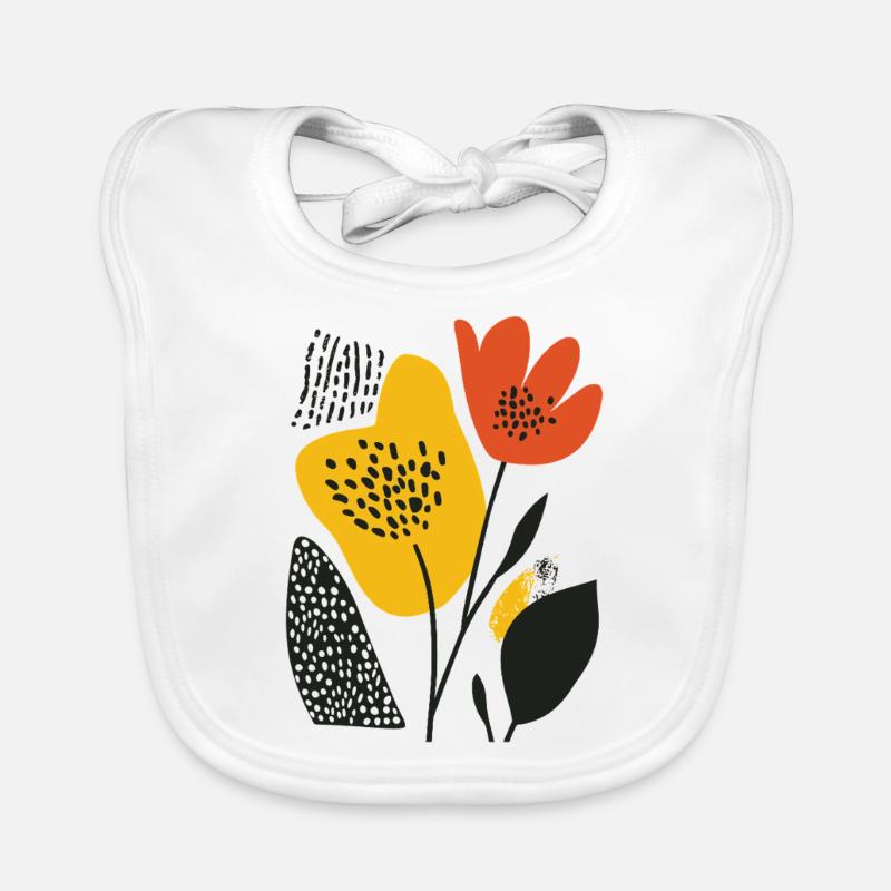 Matisse Blossom : une explosion de couleurs dans un style rétro Bavoir bio Bébé