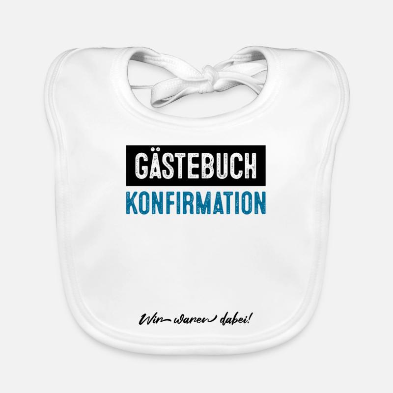 Gästebuch Konfirmation Baby Bio-Lätzchen