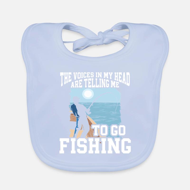 Conception de pêche Fish Lover Fisherman Bavoir bio Bébé