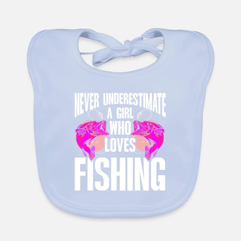 Conception de pêche Fish Lover Fisherman Bavoir bio Bébé