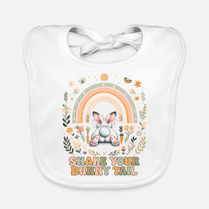 Easter Easter Bunny Easter Eve Easter Sunday Easter Egg Spring Organic Baby Bibs