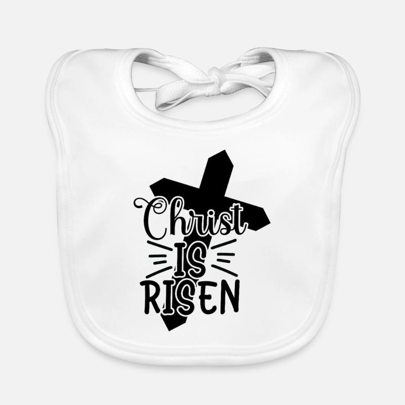 Christ is risen Organic Baby Bibs