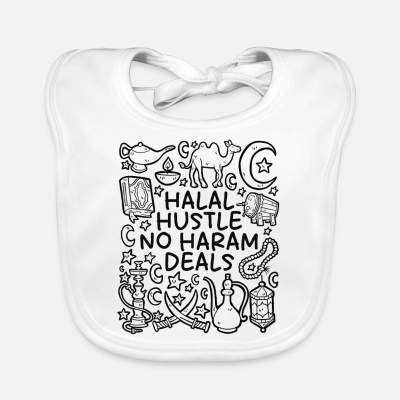 Halal Hustle – Pas d’accords Haram Bavoir bio Bébé