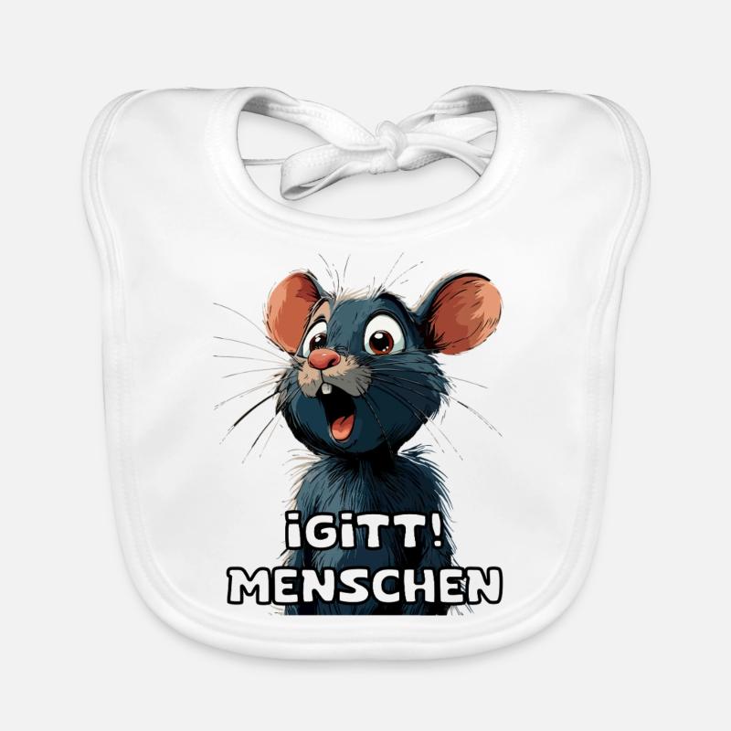 Lustiger Funartikel Büro & Alltags Spruch Satire Baby Bio-Lätzchen