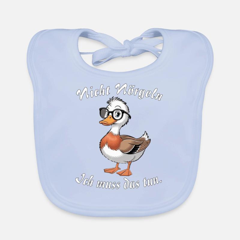 Ne pas harceler le canard Bavoir bio Bébé