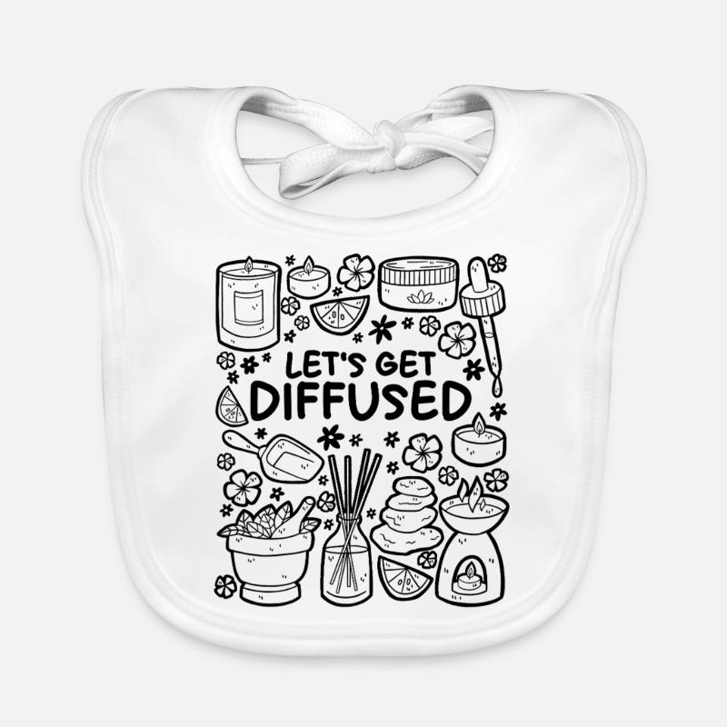 Let's Get Diffused – Entspannung & ätherische Öle Baby Bio-Lätzchen