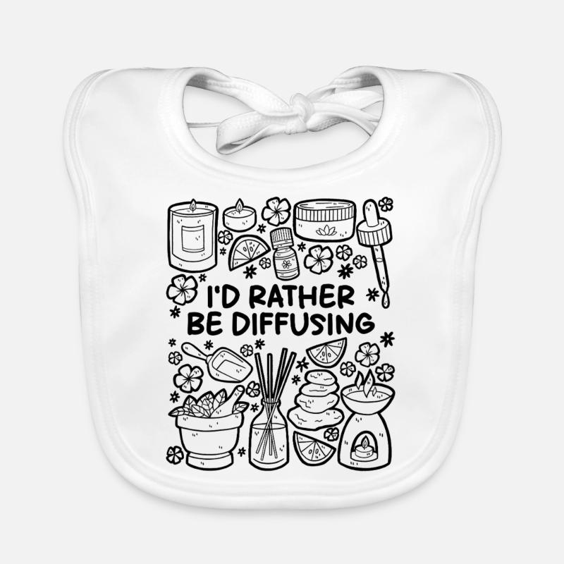 Je préfère diffuser – Aromathérapie Bavoir bio Bébé