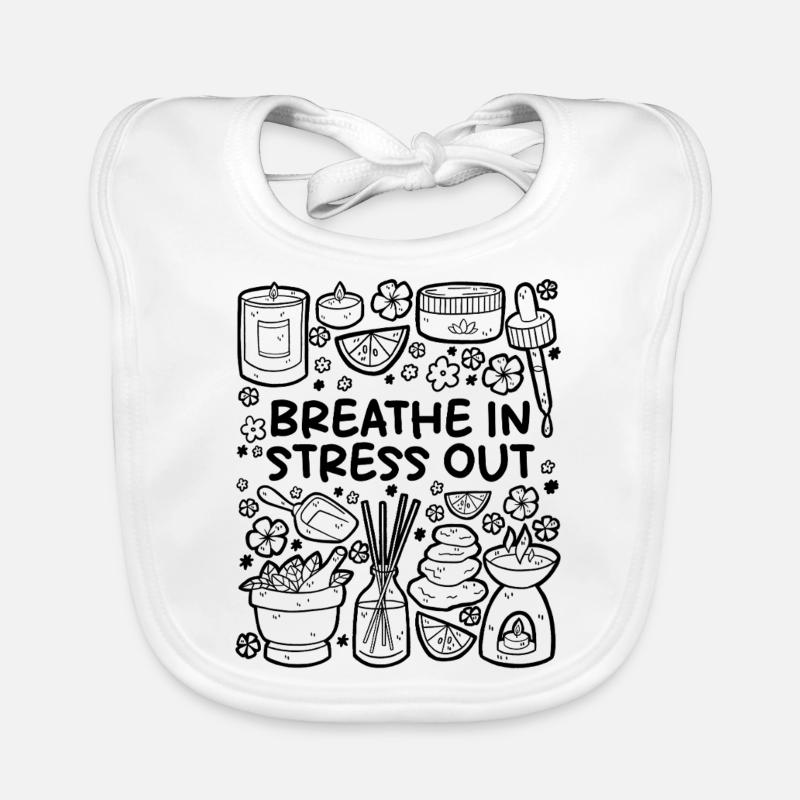 Breath In, Stress Out – Pure Relaxation Organic Baby Bibs