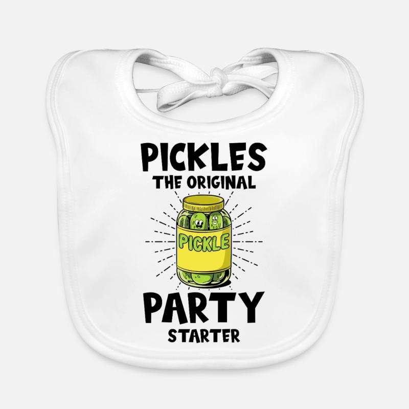 Cornichon de concombre Bavoir bio Bébé