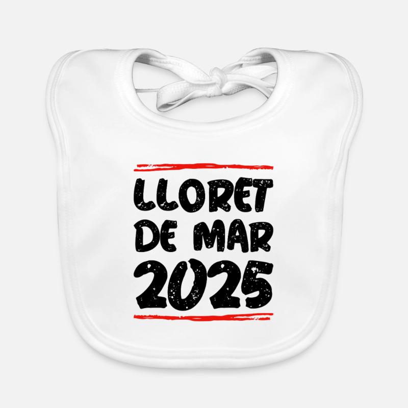 Lloret De Mar 2025 Spruch Baby Bio-Lätzchen