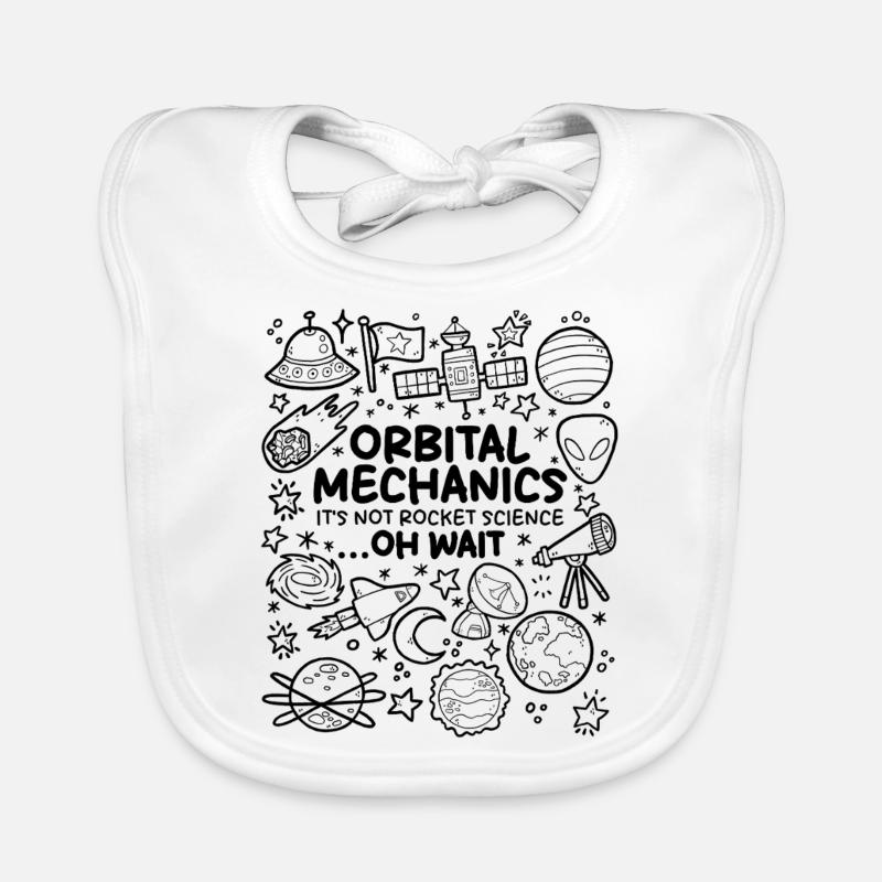 La mécanique orbitale : pas sorcier ? Bavoir bio Bébé