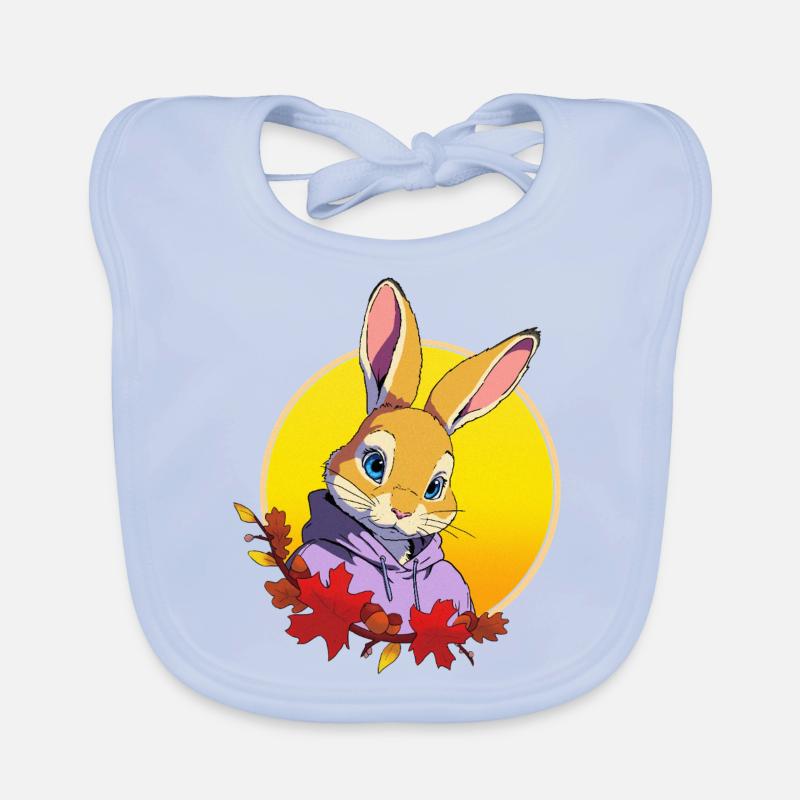 Conception de lapin Bavoir bio Bébé