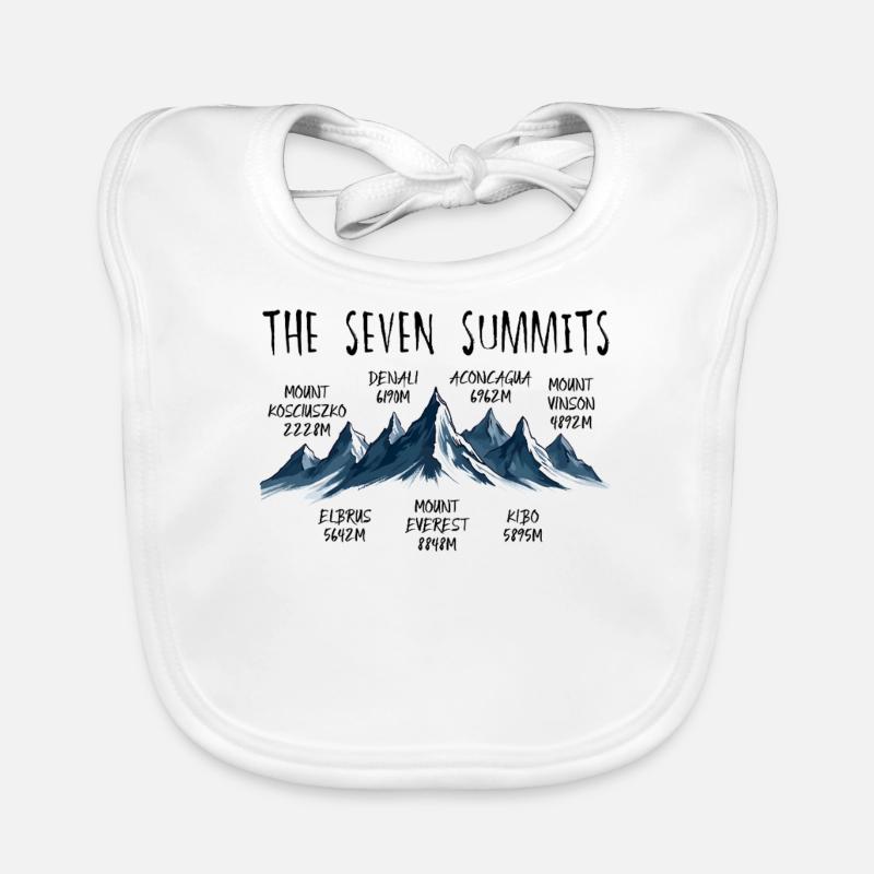 The Seven Summits Baby Bio-Lätzchen
