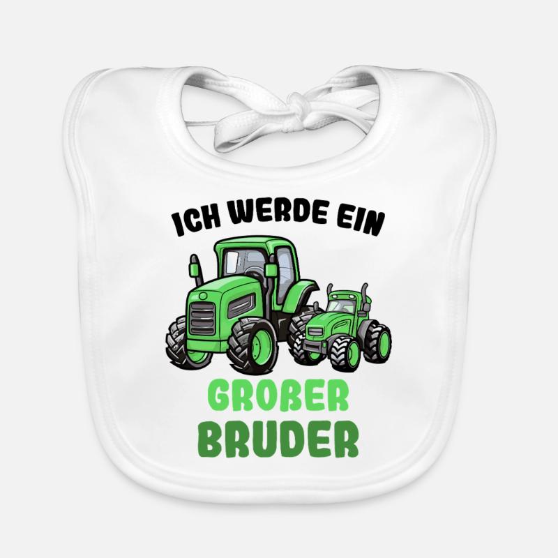 Announcing offspring | I'm going to be a big brother in 2026 Organic Baby Bibs