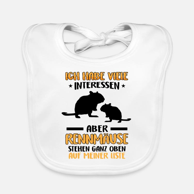 Gerbil interesting Rodent Gerbil Organic Baby Bibs