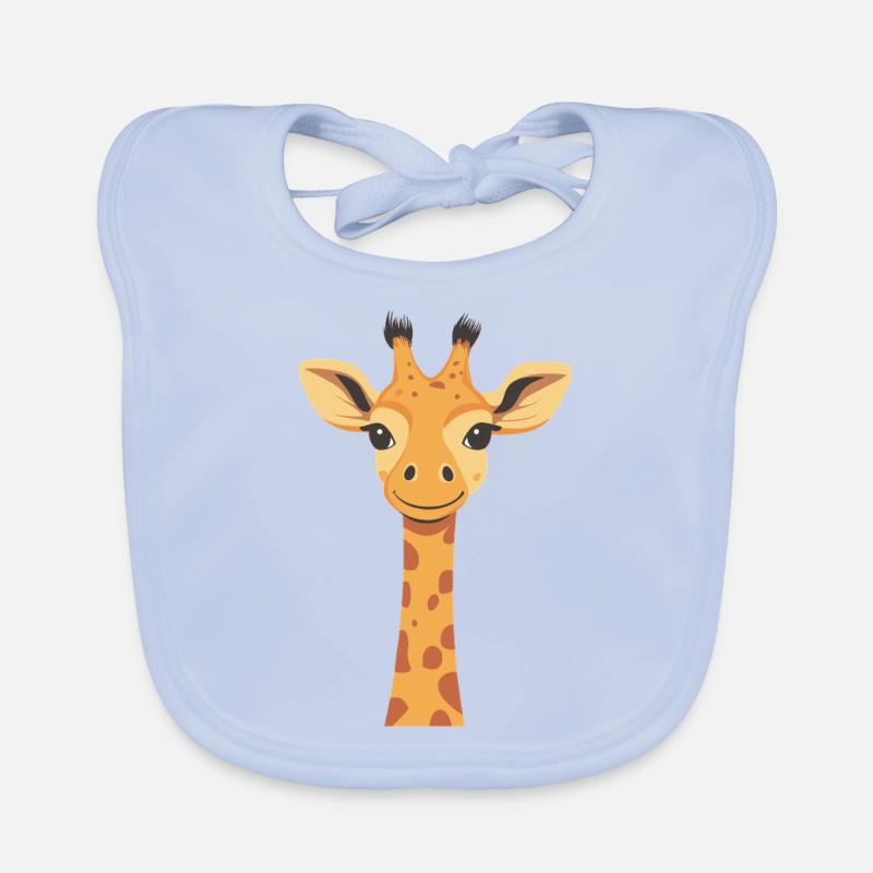 Giraffe for children Organic Baby Bibs