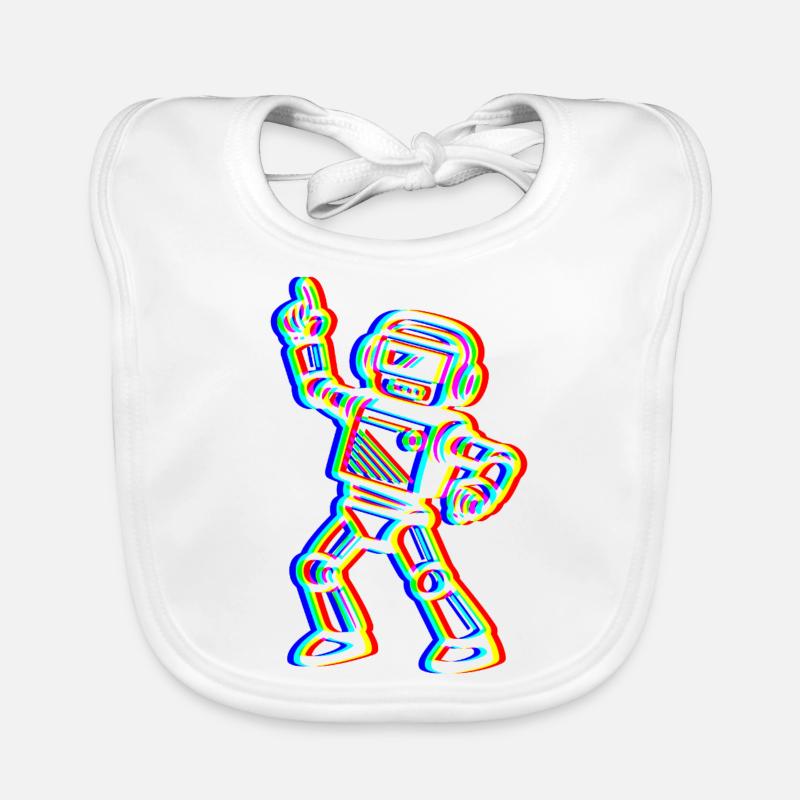 Glitch Bot – Dein Beat! Baby Bio-Lätzchen