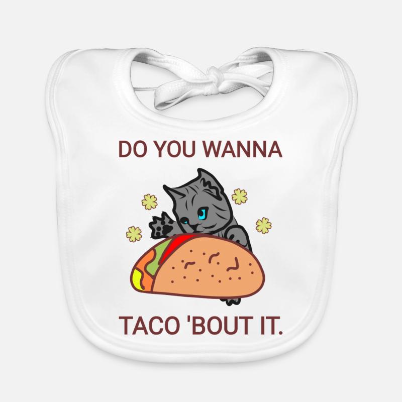 Willst du Taco drüber Baby Bio-Lätzchen